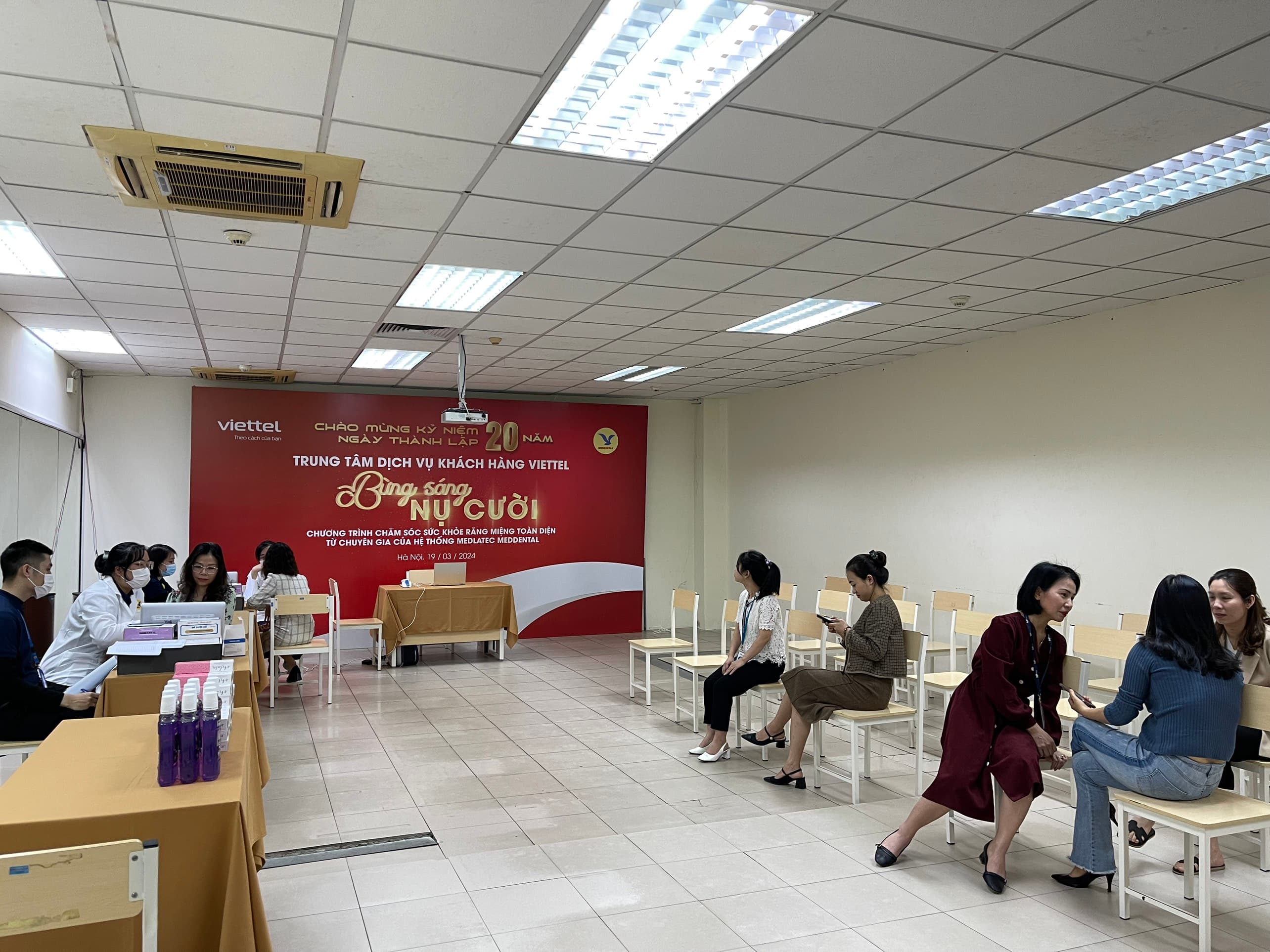 MedDental đồng hành cùng TTDVKH Viettel nhân dịp kỷ niệm 20 năm thành lập