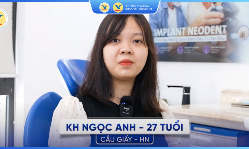 Phản hồi của khách hàng Ngọc Anh về dịch vụ Nhổ răng khôn tại MedDental