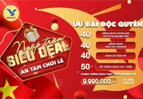 Ngập Tràn Siêu Deal, An Tâm Chơi Lễ tại Nha Khoa MedDental!