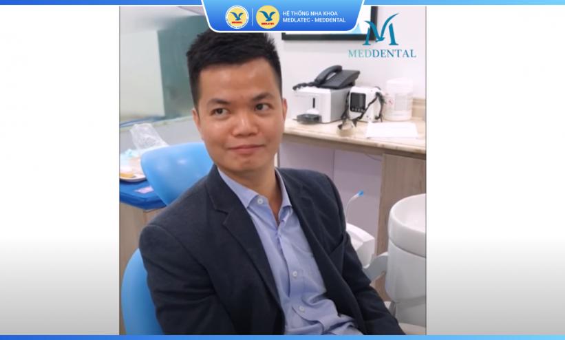 Phản hồi của khách hàng Anh Diện về dịch vụ Trồng răng Implant tại MedDental