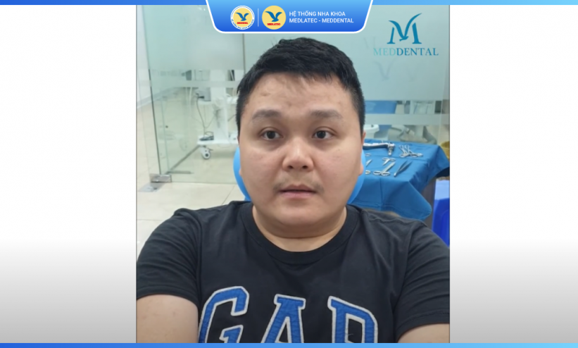 Phản hồi của khách hàng Nguyễn Bằng Quân về dịch vụ Trồng răng Implant tại MedDental