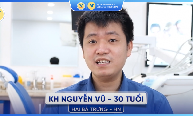 Phản hồi của khách hàng Nguyễn Vũ về dịch vụ Nhổ răng khôn tại MedDental